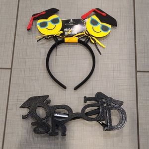 Graduation Headband and Glasses